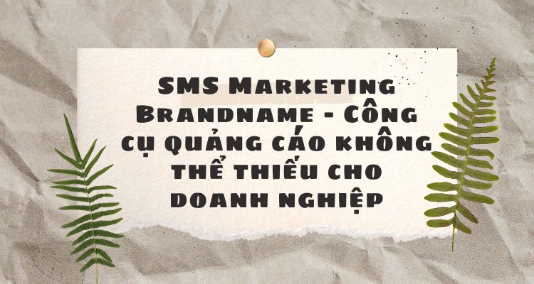SMS Marketing Brandname - Công cụ quảng cáo không thể thiếu cho doanh nghiệp